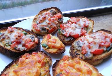 Mushroom and Tomato Bruschetta Photo 1