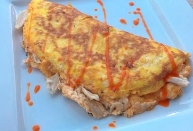 Keto Buffalo Chicken Omelette Photo 1