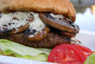 Grilled Mushroom Swiss Burgers Photo 1