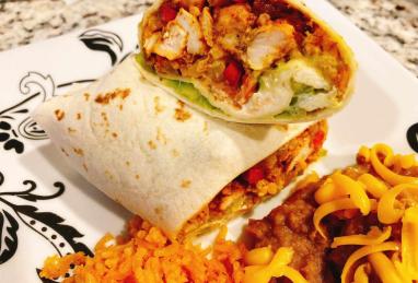 Chicken Fajita Burrito Photo 1