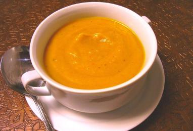 Butternut Squash Soup with Persimmon Photo 1