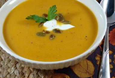 Butternut Squash and Apple Cider Soup Photo 1