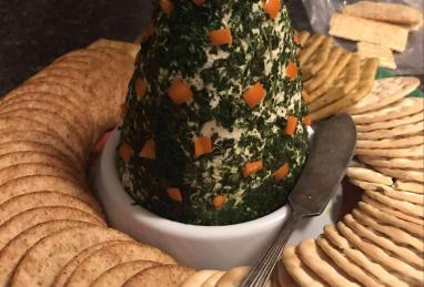 Christmas Tree Cheese Ball Photo 1