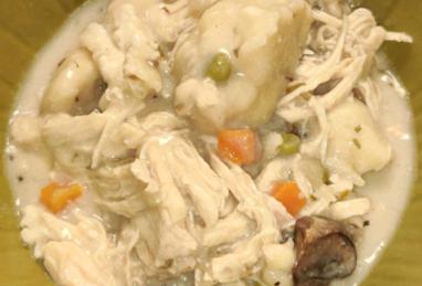 Slow Cooker Creamy Chicken and Dumplings Photo 1