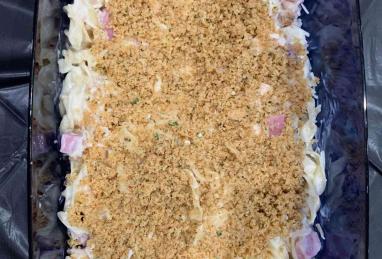 Quick Microwave Chicken Cordon Bleu Casserole Photo 1