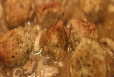 Chicken Marsala Meatballs Photo 1