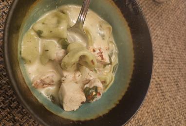 Creamy Chicken Tortellini Soup Photo 1