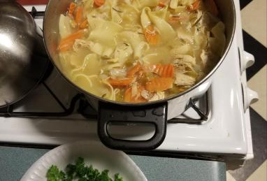 Cold-Busting Ginger Chicken Noodle Soup Photo 1