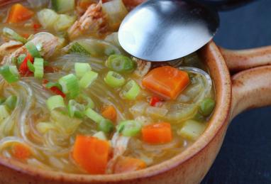 Spicy Chicken Noodle Soup Photo 1