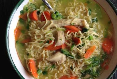 Angela's Asian-Inspired Chicken Noodle Soup Photo 1