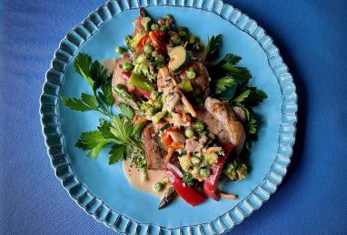 One-Pan Creamy Parmesan Chicken and Vegetables Photo 1