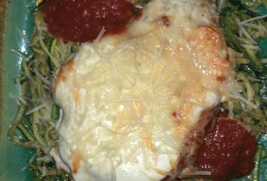 Chicken Parmesan with Zucchini Pasta Photo 1