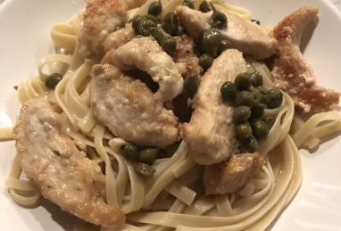 Chicken Piccata with Fettuccine Photo 1