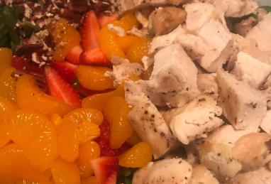 Grilled Chicken Salad with Seasonal Fruit Photo 1