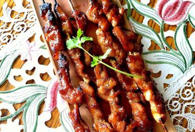 Teriyaki Chicken Thigh Skewers Photo 1