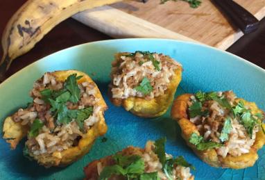 Tostones Rellenos (Stuffed Plantain Cups) Photo 1