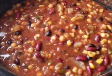 Grandma's Slow Cooker Vegetarian Chili Photo 1