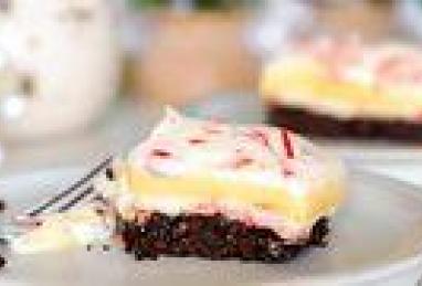 Layered Candy Cane Dessert Photo 1