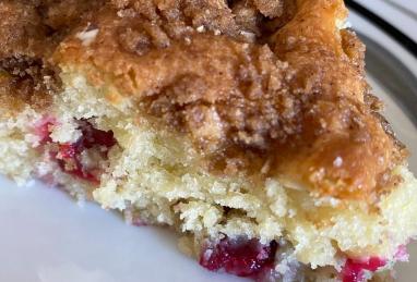 Cranberry Sour Cream Kuchen Photo 1