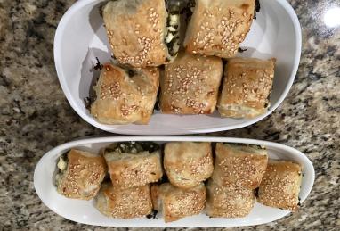 Spinach Rolls with Puff Pastry Photo 1