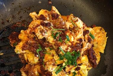 Scrambled Eggs with Chorizo Photo 1