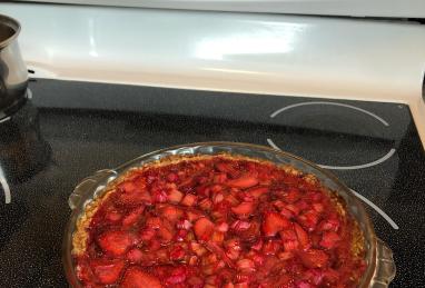 Rhubarb and Strawberry Crisp Photo 1