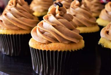 Vanilla Bean Cupcakes with Espresso Frosting Photo 1