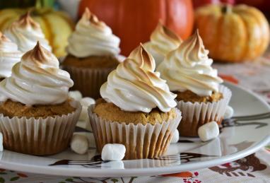 Sweet Potato Cupcakes with Toasted Marshmallow Frosting Photo 1