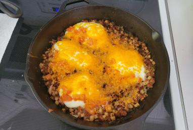 One Skillet Corned Beef Hash Breakfast Photo 1