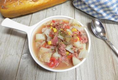 Grandma's Canned Corned Beef and Cabbage Soup Photo 1