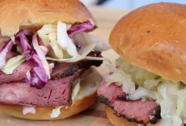 Smoked Corned Beef Sandwiches with Coleslaw Photo 1