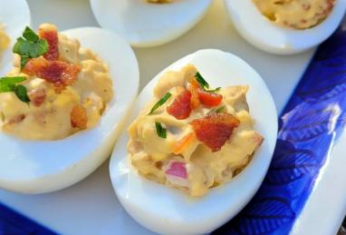 Bacon Balsamic Deviled Eggs Photo 1