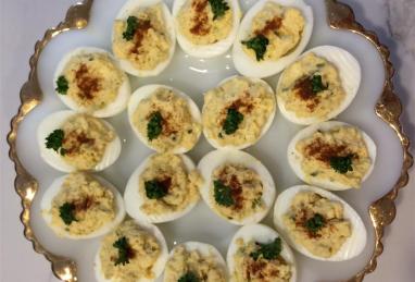 Creamy Cajun Deviled Eggs Photo 1