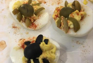 Spider Deviled Eggs for Halloween Photo 1