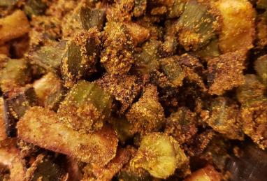 Kurkuri Bhindi (Crispy Okra) in the Air Fryer Photo 1