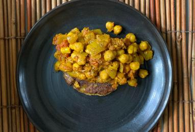 Indian Chole Aloo Tikki Photo 1