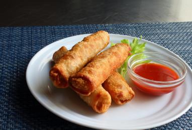 Mini Buffalo Chicken Egg Rolls Photo 1