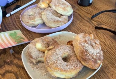 Air Fryer Cinnamon-Sugar Doughnuts Photo 1