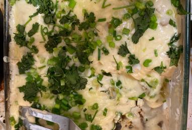 Chicken Enchiladas with Creamy Green Chile Sauce Photo 1