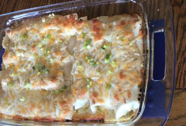 Easy White Chicken Enchiladas Photo 1