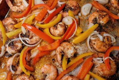 Sheet Pan Shrimp Fajitas Photo 1