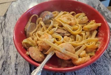 Cajun Shrimp and Sausage Alfredo Photo 1