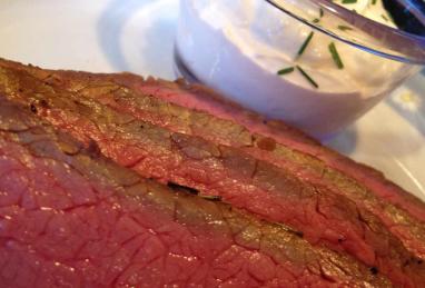 Marinated Flank Steak with Horseradish Cream Photo 1