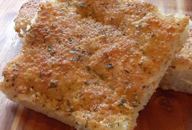 Deliciously Easy Garlic Herb Focaccia Photo 1