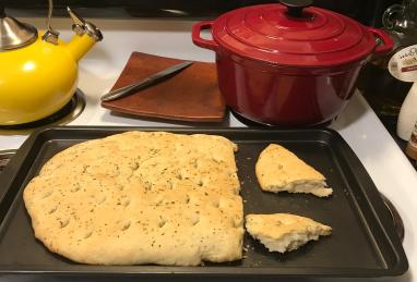 Homemade Focaccia Bread Photo 1