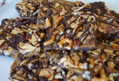 Caramel Apple Chocolate Bark Photo 1