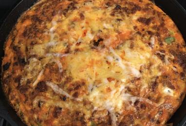 Cheesy Chorizo Frittata Photo 1