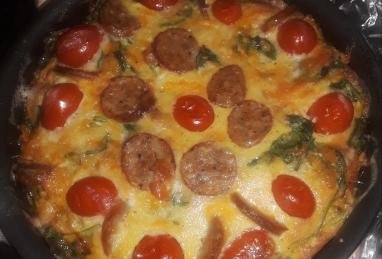 Bacon and Potato Frittata with Greens Photo 1