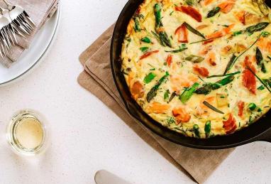 Smoked Salmon-Asparagus Frittata Photo 1