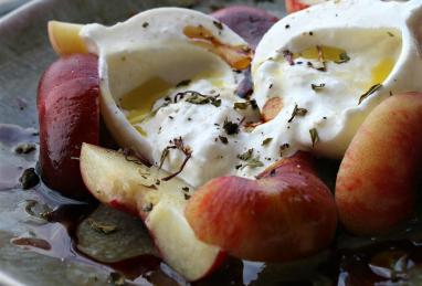 Peach Burrata Salad Photo 1